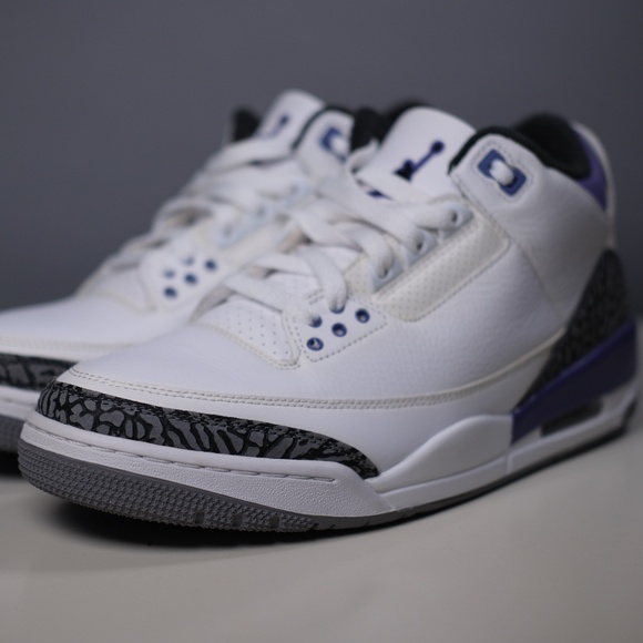 Jordan 3 Retro "Dark Iris" - Size 9.5 - Picture 1 of 5